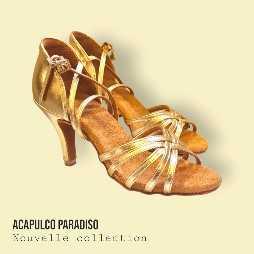 217 BD DANCE chaussures de danse latine femme: - Acapulco Paradiso