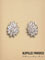 Hand-made ballroom earrings-Crystal