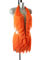 Brona-orange latin dress