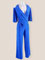 Blue ballroom jumpsuit for dance