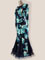 RU030 Dark royal blue floral practice dress 