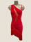 Acadia Red- Sexy latin fringe dance dress 