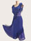 Alba royal blue lace ballroom practice dance dress