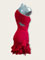 Portia -Robe de danse latine rouge sexy