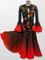 Tulip noir/ ballroom standard dance dress-size M/L