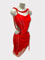 Nardia, red fully stones latin dance dress size S/M in stock