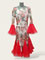 Cerina, romantic printed flower ballroom dance dress size 38-44