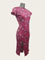 Tricia printed pink/fuchsia flower tango dress size S/M/L