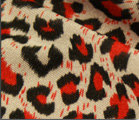 LY756: Leopard red/whit