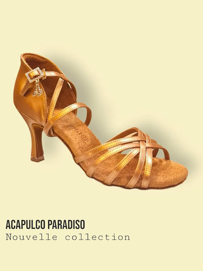 216 BD DANCE chaussures de danse latine femme: - Acapulco Paradiso