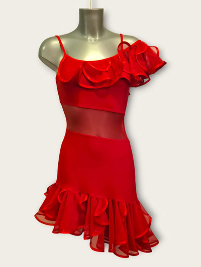 Veronika,Latin chacha dance practice dress