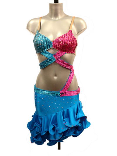 Salma latin dance dress-size 6