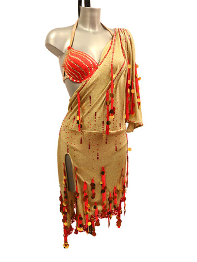 Talisha Latin dance dress-size S/M