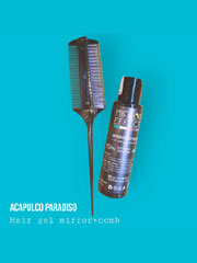 Hair gel mirror effect+hair comb package