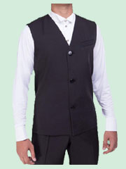 Adriano ballroom long vest, waistcoat
