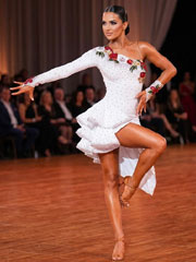 Carla ,robe de danse latine taille S/M