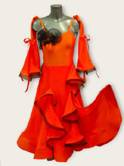 Musetta ballroom dance dress, size S/M in stock